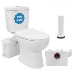 Toilet with pump