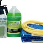 Cleaning agent for heat pump